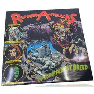 RunnAmucks Of A‎ Different Breed LP 2003 Six Weeks Records Punk Vinyl
